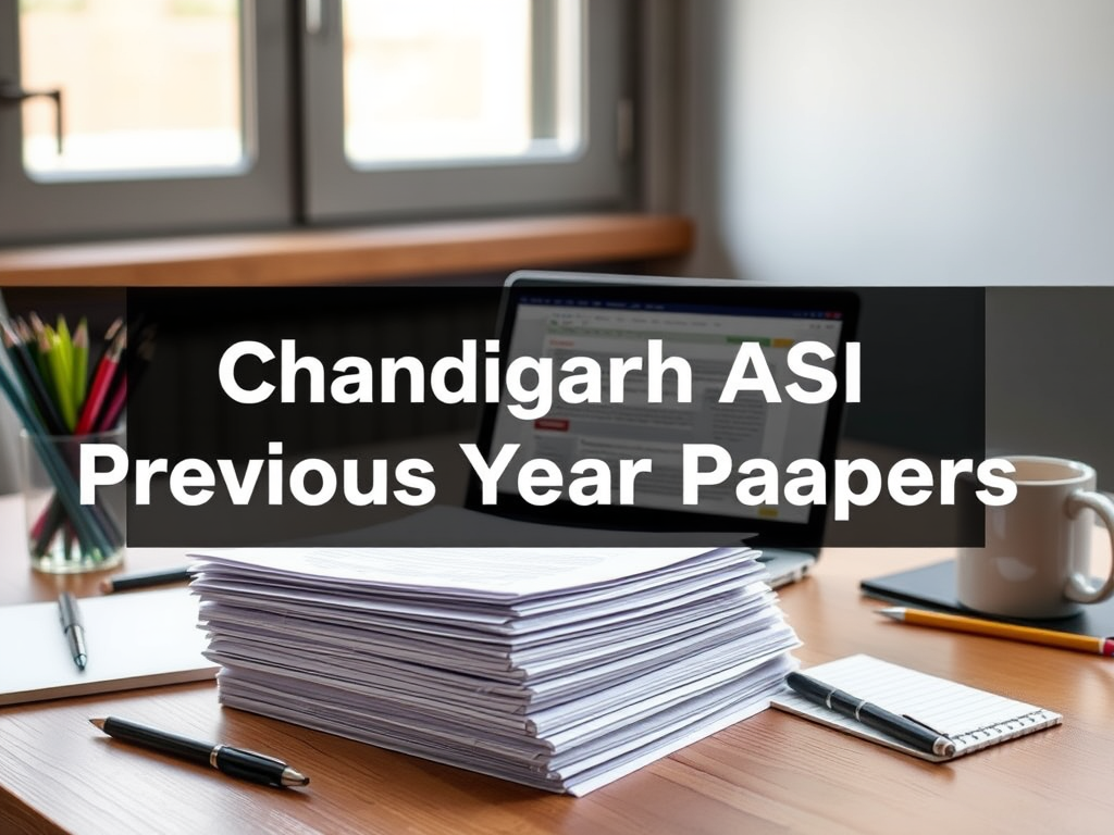 Chandigarh Police ASI Previous Year Question Paper
