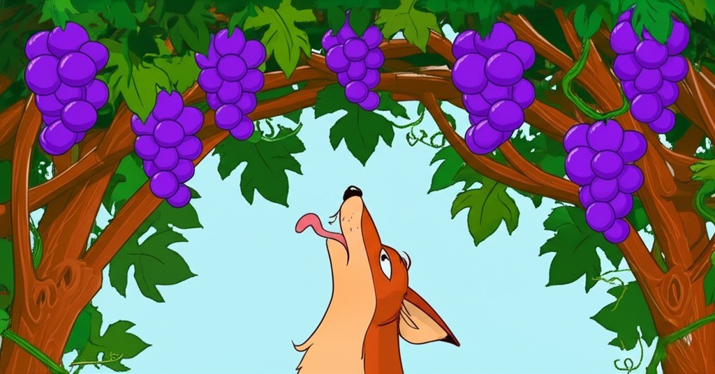 The Fox and the grapes