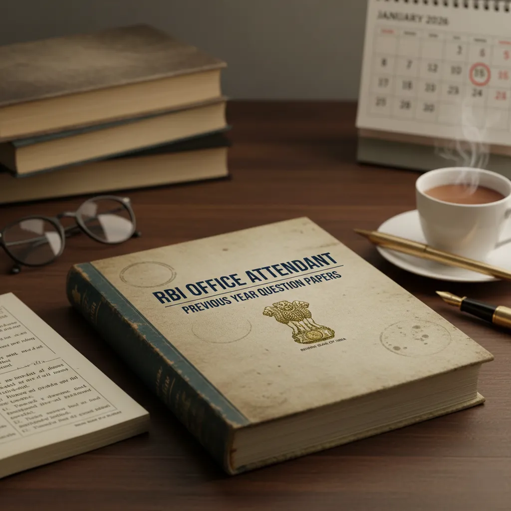 RBI Office Attendant Previous Year Question Paper