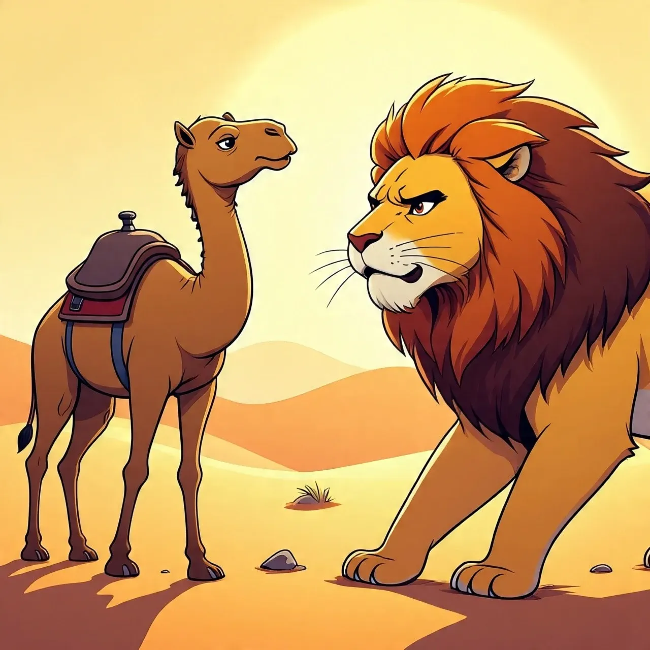 The Camel and The Lion