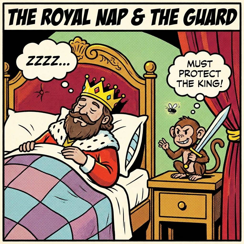 The King and the Foolish Monkey