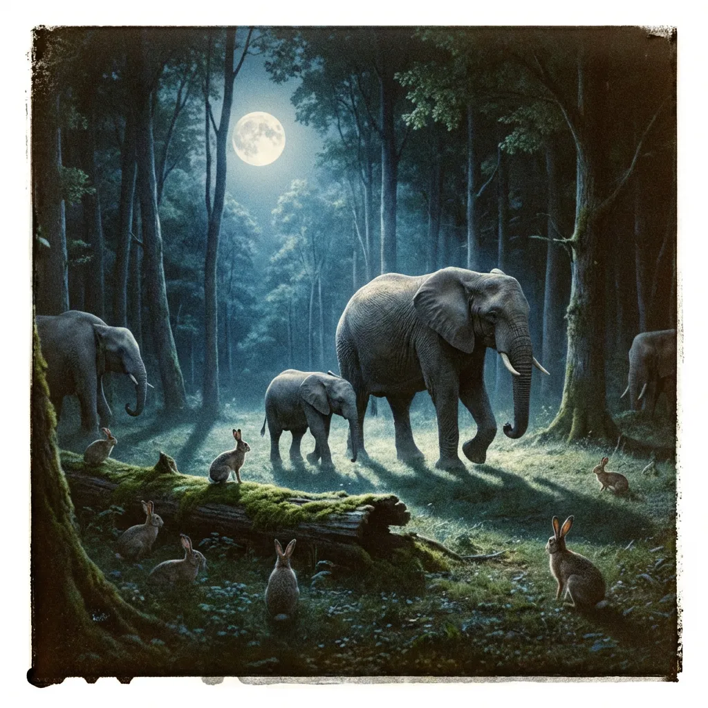 The Elephants And Hares