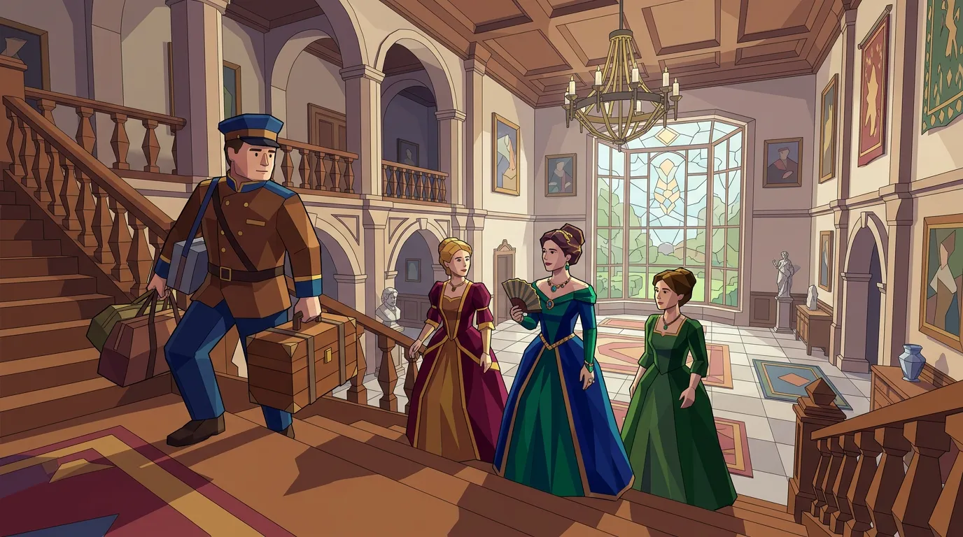 The Porter and Three Ladies