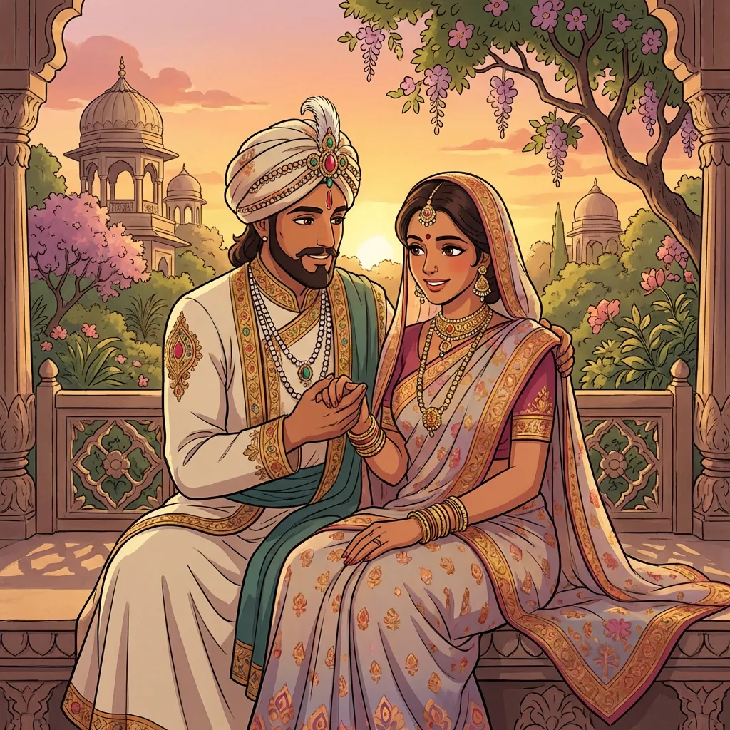 The King Devoted to His Wife